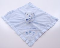 Carters Just One Year JOY THANK HEAVEN FOR LITTLE BOYS Blue Lovey Blanket